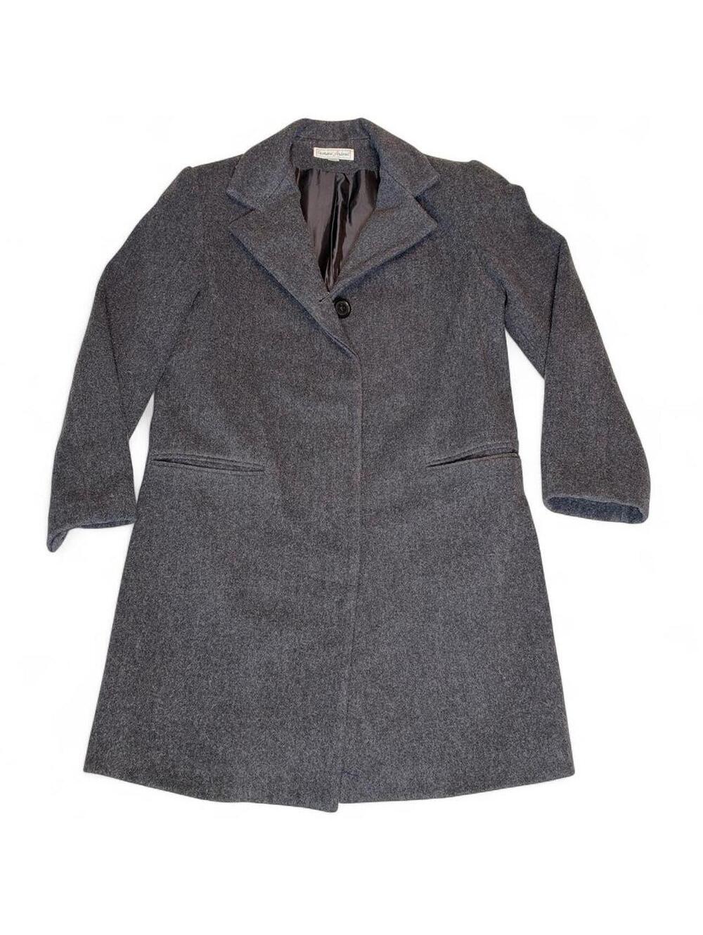Vintage Stephanie Andrews Women’s Size 6 Gray Wool Coat USA